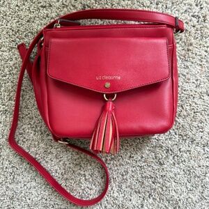 Vintage red Liz Claiborne purse